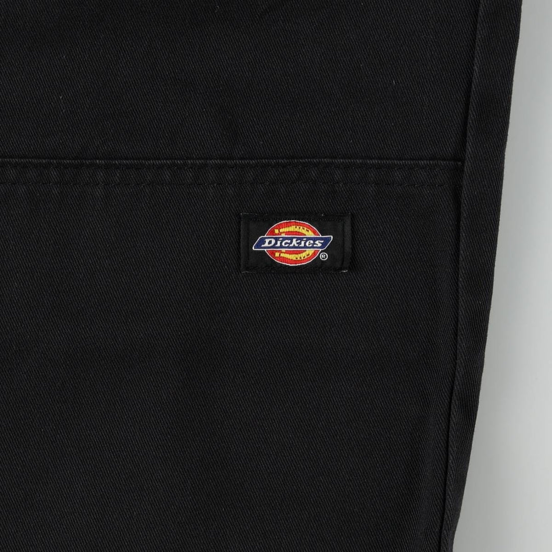 Dickies Relaxed Straight Double Knee Work Pants, Men's Size W34 (approx.) polyester black type Vintage Second Hand
