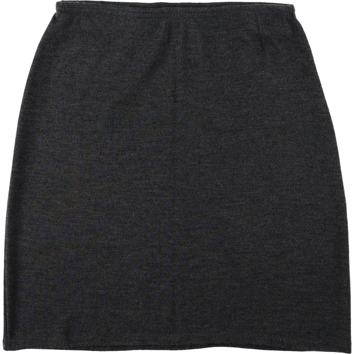 90'S GAP Old Gap Acrylic x Wool Tight Mini Skirt, Made in USA, Women's Size S (Equivalent), Vintage wool Charcoal Vintage Second Hand