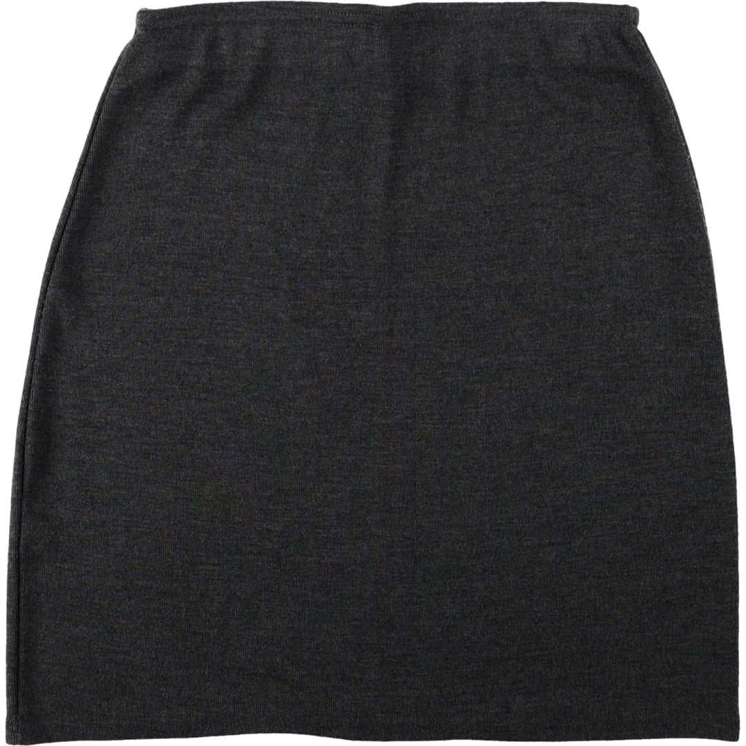 90'S GAP Old Gap Acrylic x Wool Tight Mini Skirt, Made in USA, Women's Size S (Equivalent), Vintage wool Charcoal Vintage Second Hand