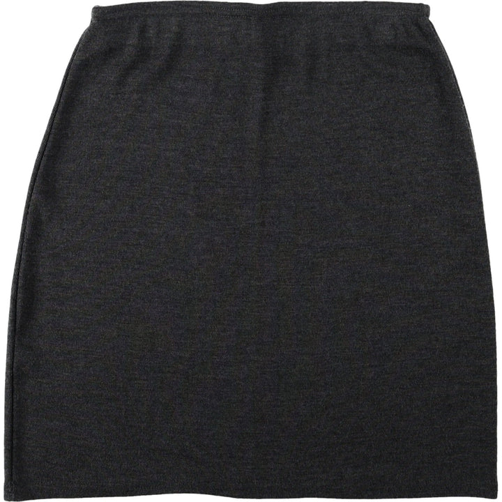 90'S GAP Old Gap Acrylic x Wool Tight Mini Skirt, Made in USA, Women's Size S (Equivalent), Vintage wool Charcoal Vintage Second Hand