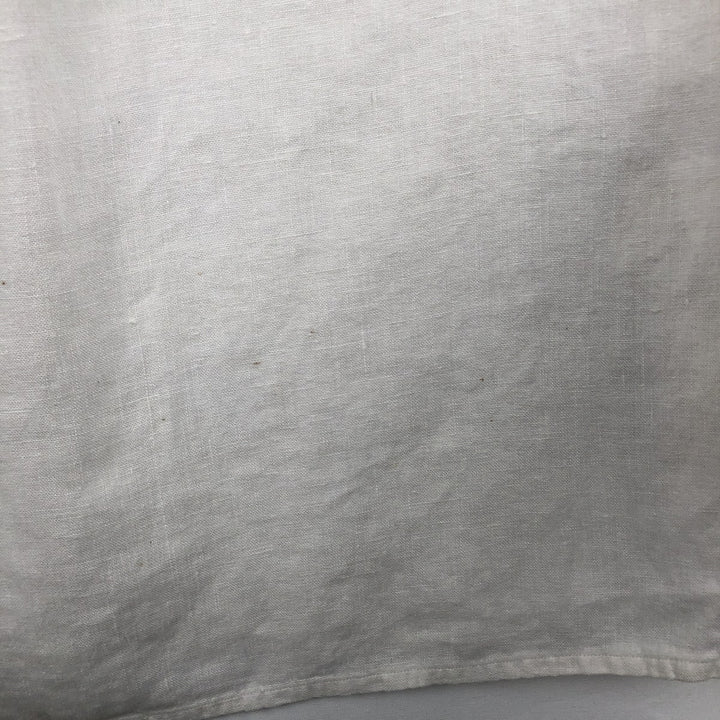CHICO'S DESIGN Long-Sleeve Linen Shirt, Women's Size M (approx.) linen white type Vintage Second Hand