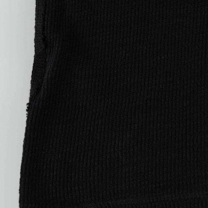 Ralph Lauren POLO RALPH LAUREN Thermal Long Henley Neck Long Sleeve Dress (Women's Size XS) cotton black type Vintage Second Hand