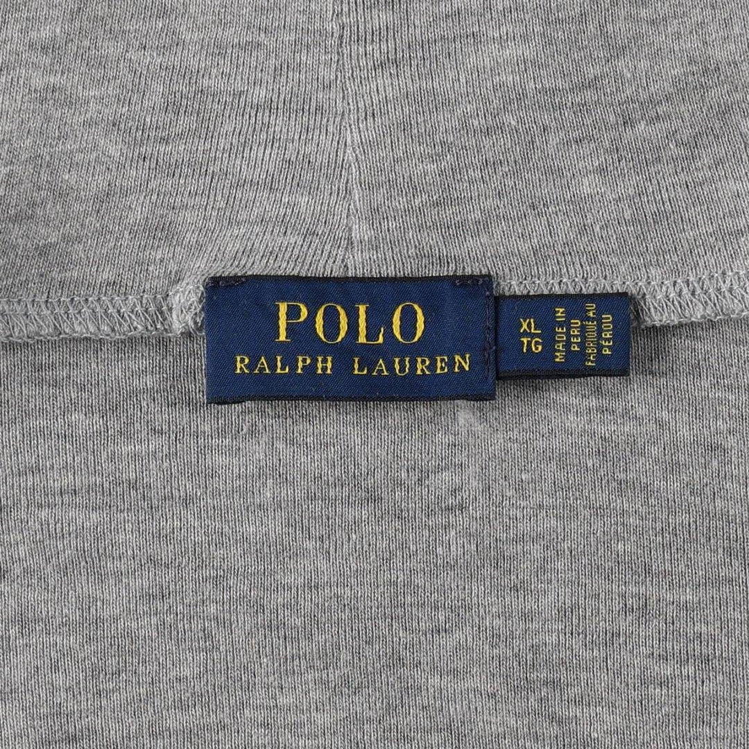 Ralph Lauren POLO RALPH LAUREN turtleneck cotton knit sweater, women's size XL (approx.) cotton gray type Vintage Second Hand