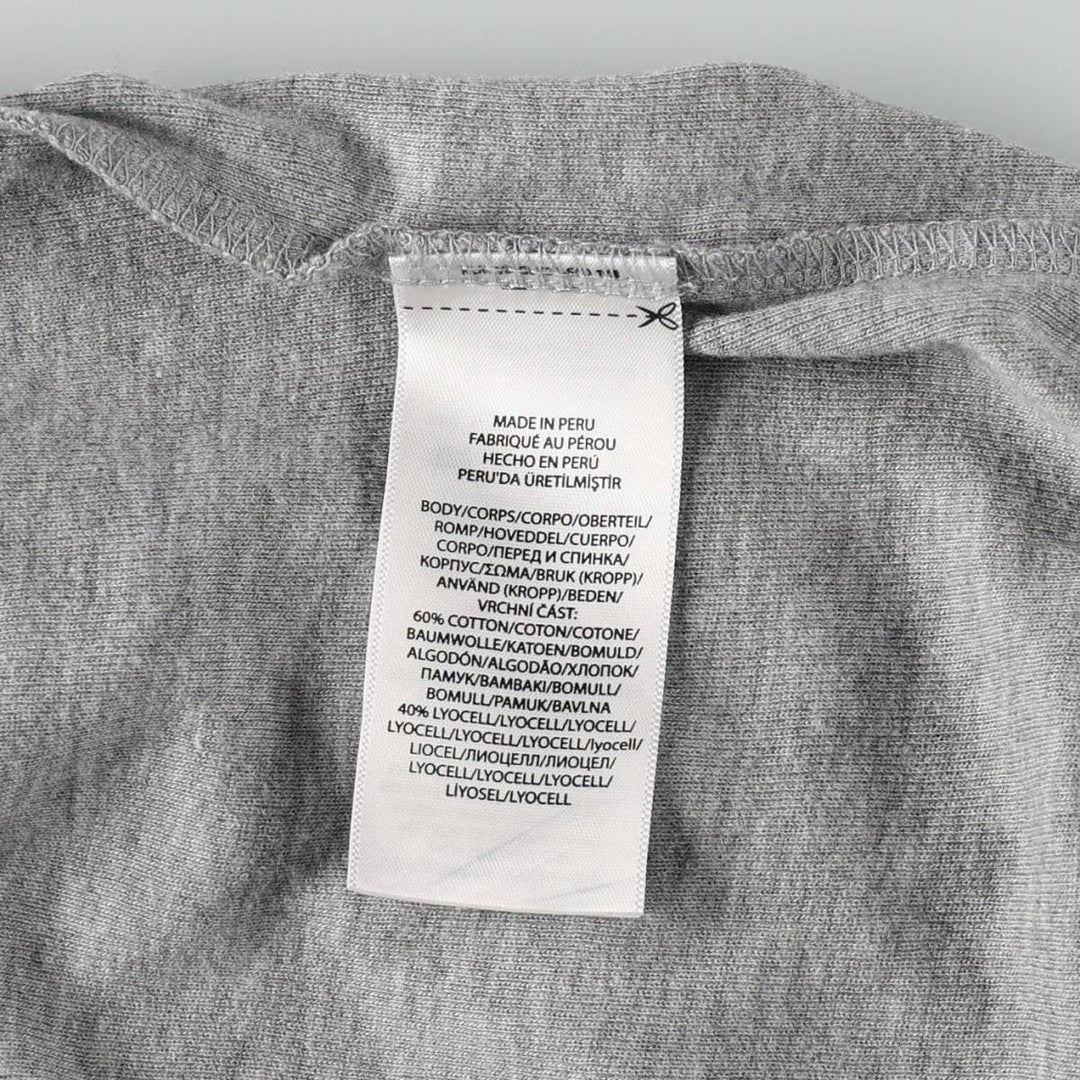 Ralph Lauren POLO RALPH LAUREN turtleneck cotton knit sweater, women's size XL (approx.) cotton gray type Vintage Second Hand