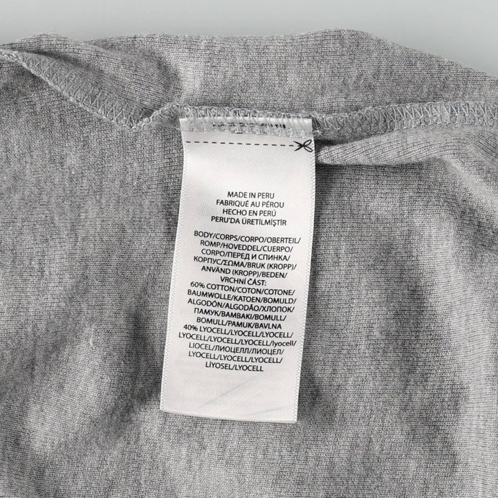Ralph Lauren POLO RALPH LAUREN turtleneck cotton knit sweater, women's size XL (approx.) cotton gray type Vintage Second Hand