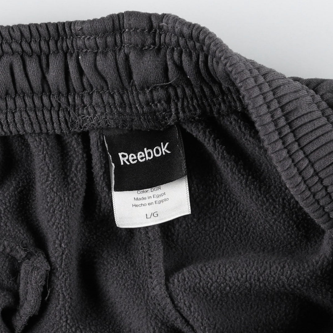 Reebok track pants, women's size L (equivalent to size L) polyester Charcoal Vintage Second Hand