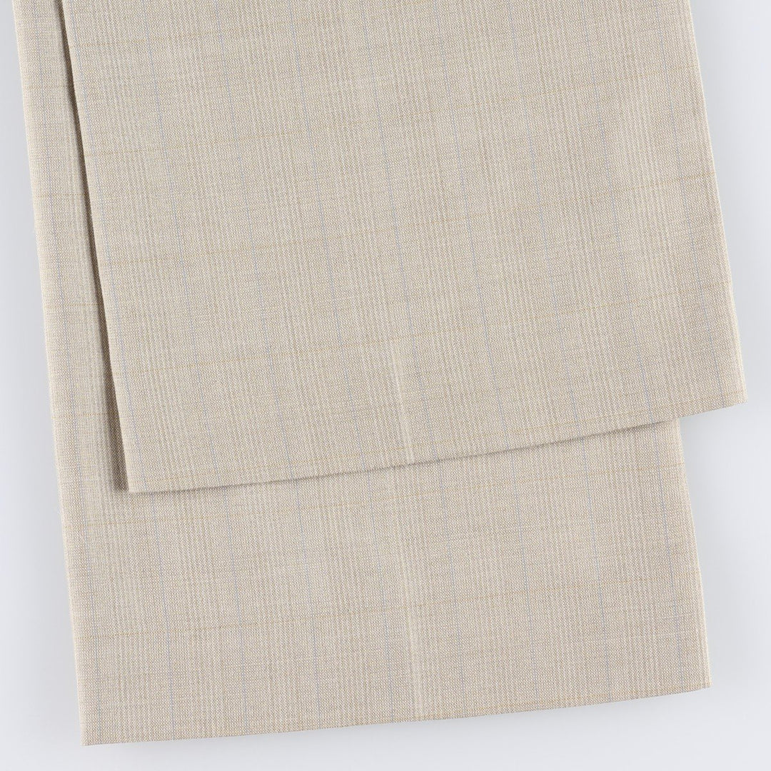 Check Pattern Slacks Pants, Women's Size M (equivalent to W26), Vintage unclear Beige type Vintage Second Hand