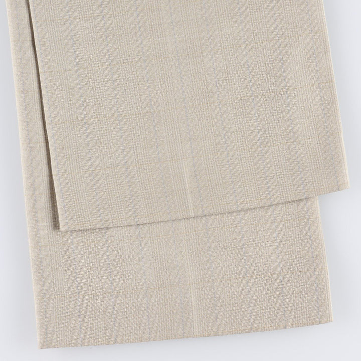 Check Pattern Slacks Pants, Women's Size M (equivalent to W26), Vintage unclear Beige type Vintage Second Hand