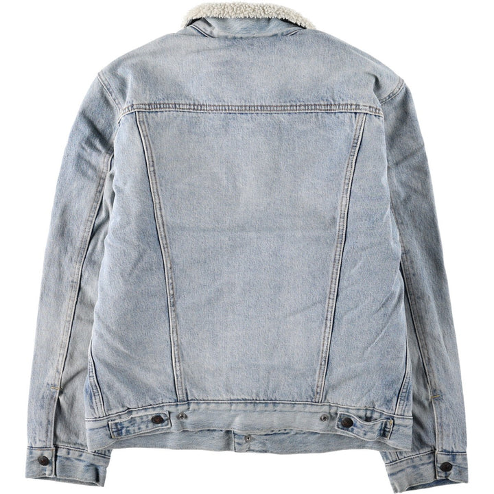 Levi's padded denim jacket, size M, men's cotton blue type Vintage Second Hand