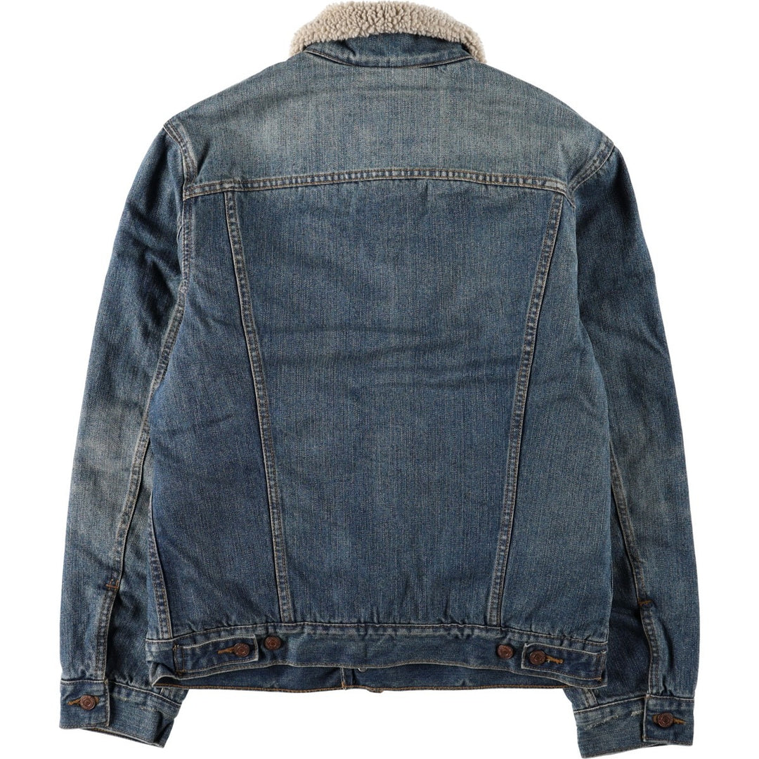 Levi's padded denim jacket, size M, men's cotton blue type Vintage Second Hand