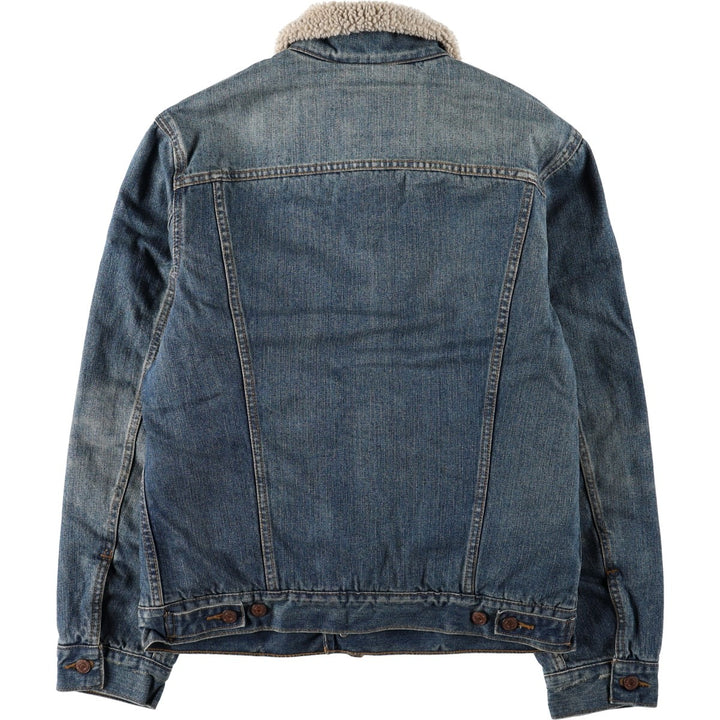 Levi's padded denim jacket, size M, men's cotton blue type Vintage Second Hand