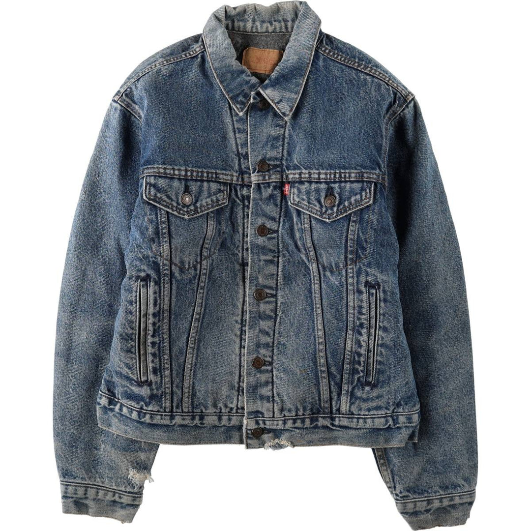 1980'S Levi's 70506-0316 Denim Jacket, Made in USA, Men's Size L (approx.), Vintage cotton blue type Vintage Second Hand