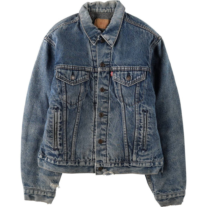 1980'S Levi's 70506-0316 Denim Jacket, Made in USA, Men's Size L (approx.), Vintage cotton blue type Vintage Second Hand