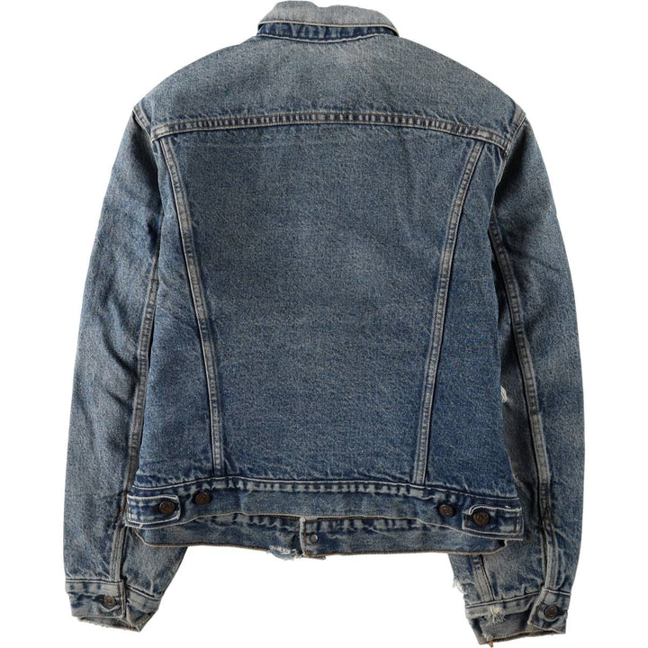 1980'S Levi's 70506-0316 Denim Jacket, Made in USA, Men's Size L (approx.), Vintage cotton blue type Vintage Second Hand