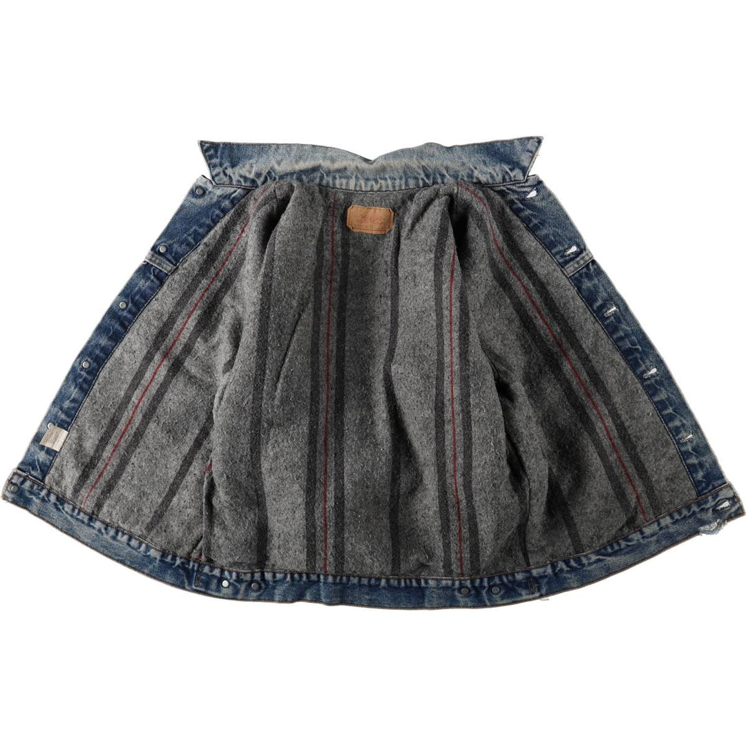 1980'S Levi's 70506-0316 Denim Jacket, Made in USA, Men's Size L (approx.), Vintage cotton blue type Vintage Second Hand