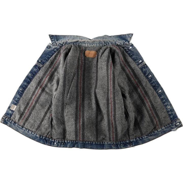1980'S Levi's 70506-0316 Denim Jacket, Made in USA, Men's Size L (approx.), Vintage cotton blue type Vintage Second Hand