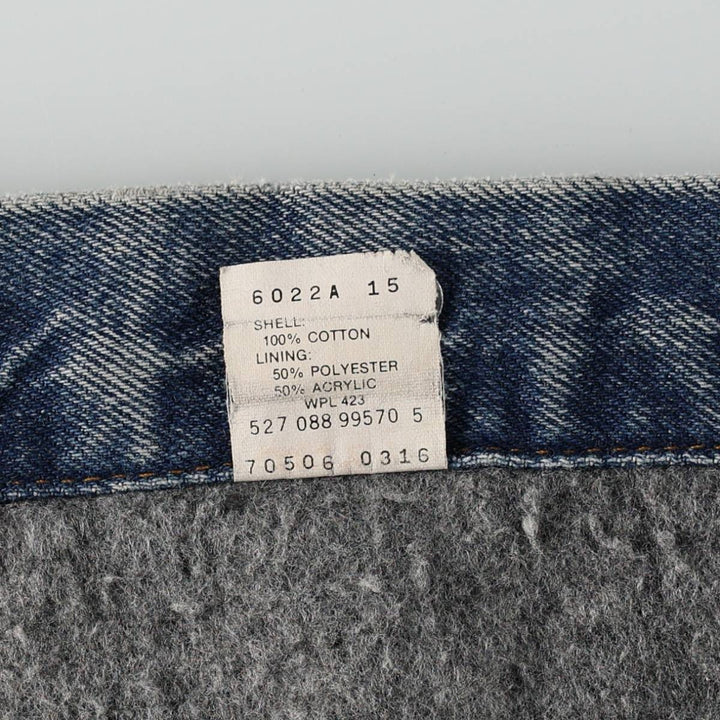 1980'S Levi's 70506-0316 Denim Jacket, Made in USA, Men's Size L (approx.), Vintage cotton blue type Vintage Second Hand
