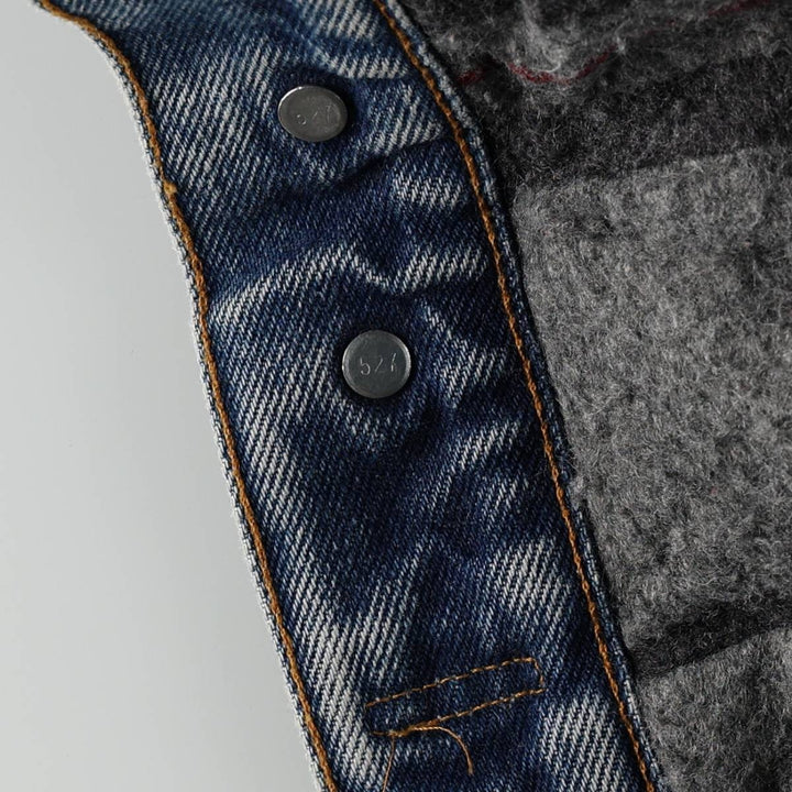 1980'S Levi's 70506-0316 Denim Jacket, Made in USA, Men's Size L (approx.), Vintage cotton blue type Vintage Second Hand