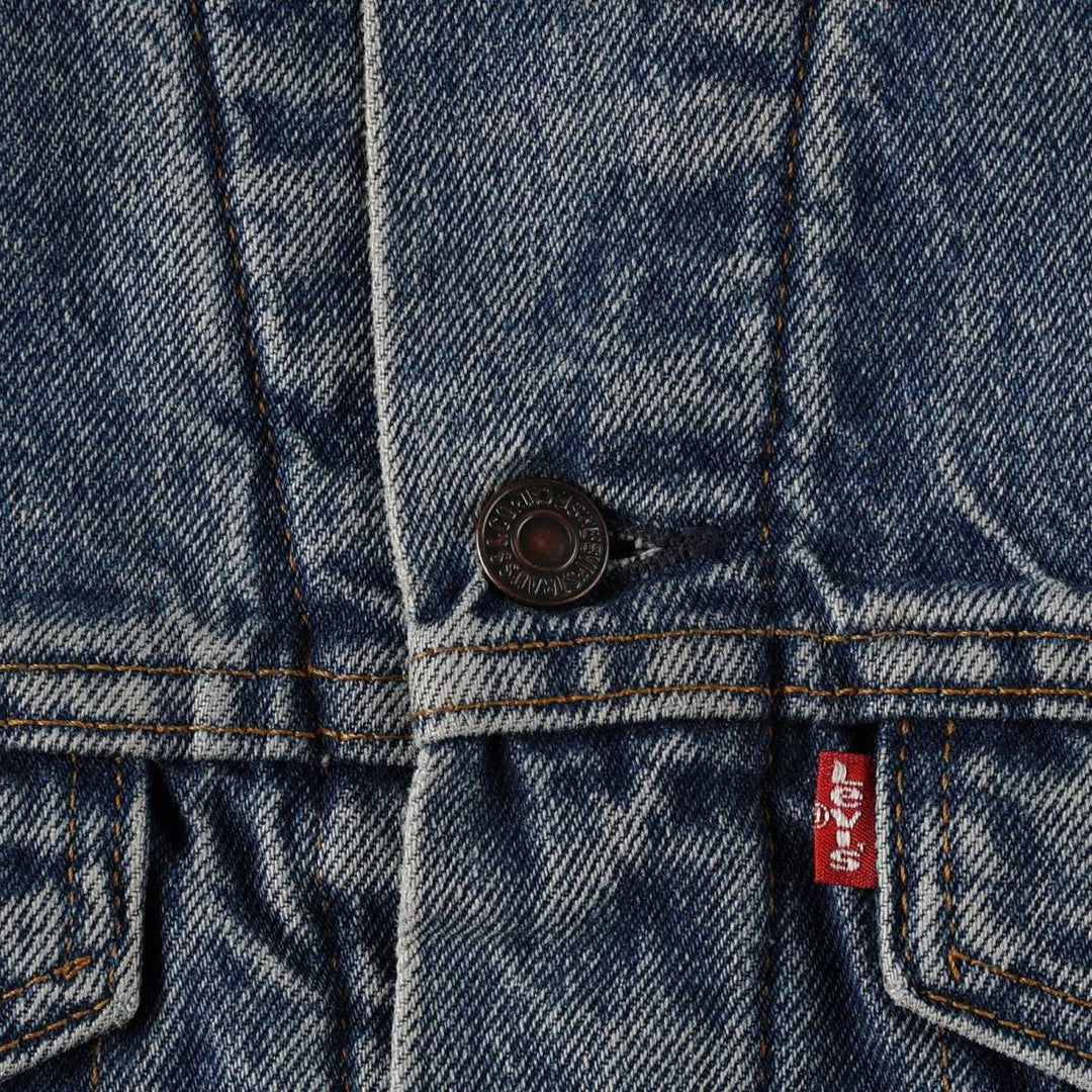 1980'S Levi's 70506-0316 Denim Jacket, Made in USA, Men's Size L (approx.), Vintage cotton blue type Vintage Second Hand