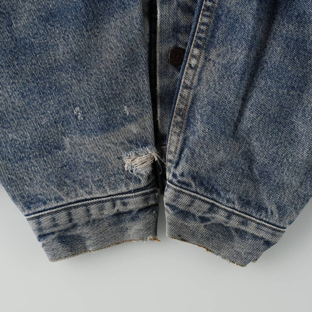 1980'S Levi's 70506-0316 Denim Jacket, Made in USA, Men's Size L (approx.), Vintage cotton blue type Vintage Second Hand