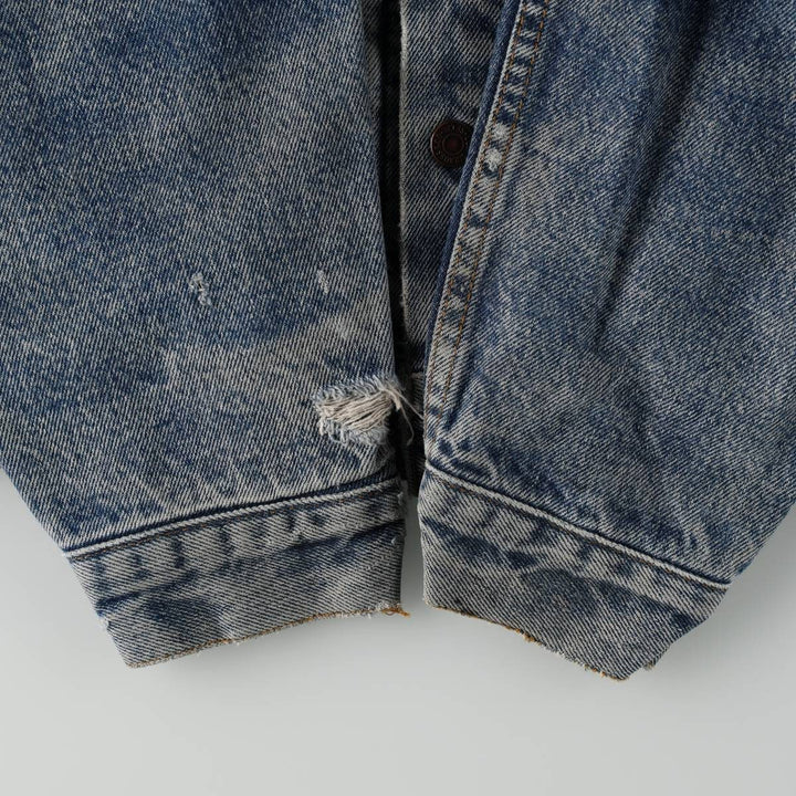 1980'S Levi's 70506-0316 Denim Jacket, Made in USA, Men's Size L (approx.), Vintage cotton blue type Vintage Second Hand