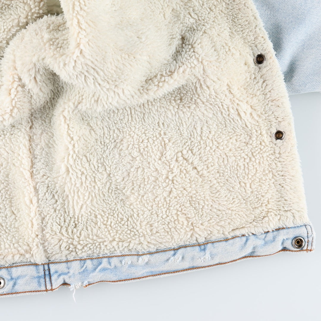 Levi's padded denim fleece jacket, men's size M equivalent, vintage. unclear Blue type light blue Vintage Second Hand