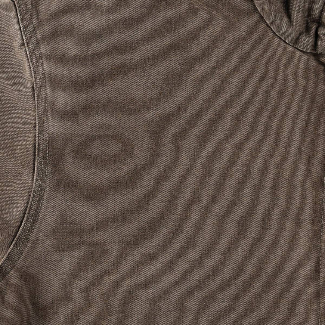 Carhartt Sierra Jacket, padded duck canvas full-zip hoodie, men's size XXL equivalent. cotton Khaki type Vintage Second Hand