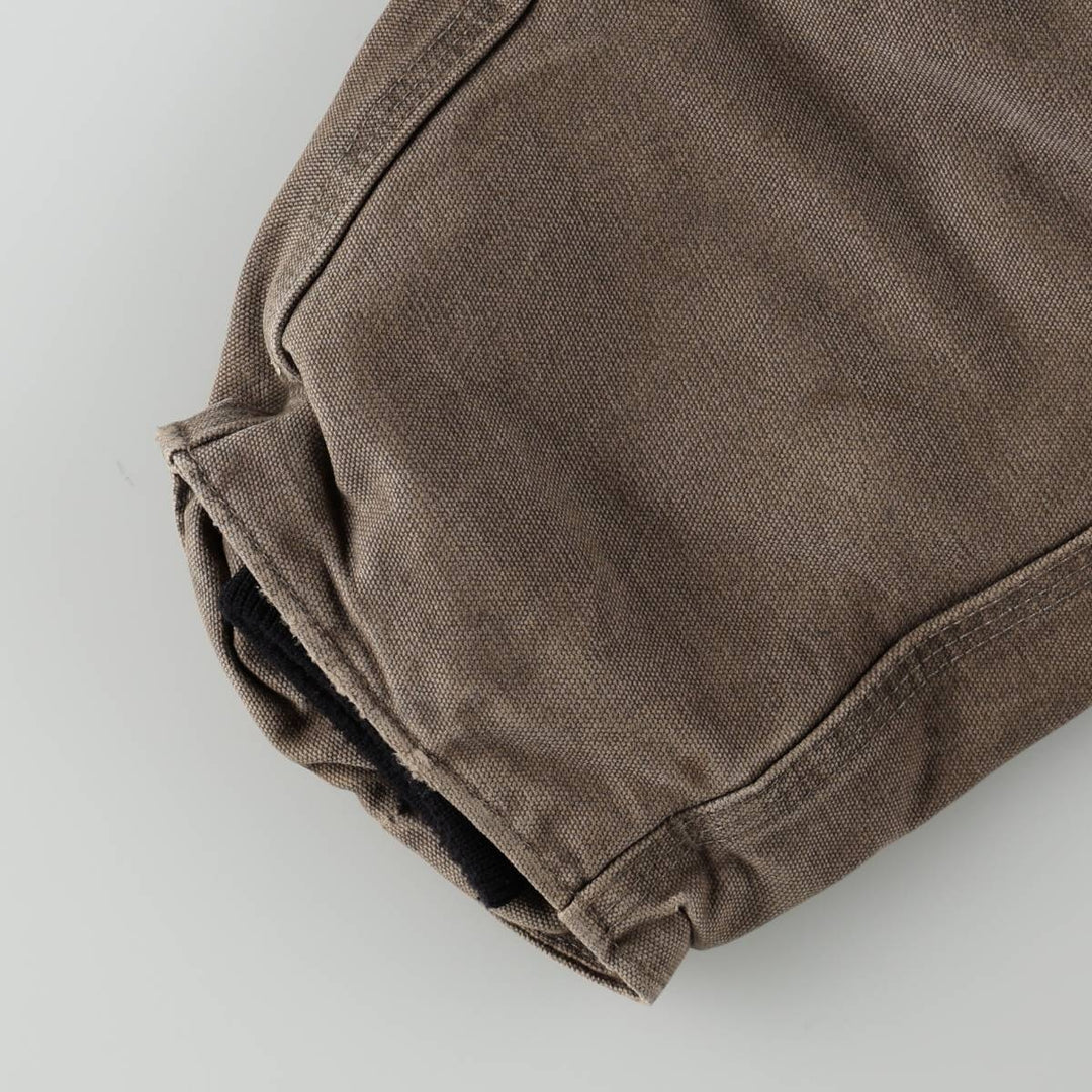 Carhartt Sierra Jacket, padded duck canvas full-zip hoodie, men's size XXL equivalent. cotton Khaki type Vintage Second Hand