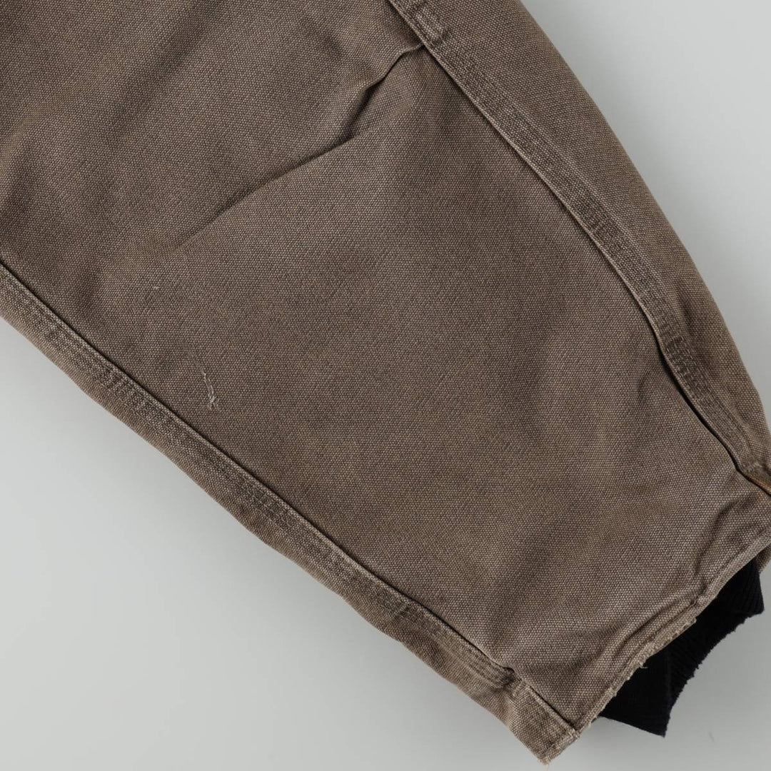 Carhartt Sierra Jacket, padded duck canvas full-zip hoodie, men's size XXL equivalent. cotton Khaki type Vintage Second Hand