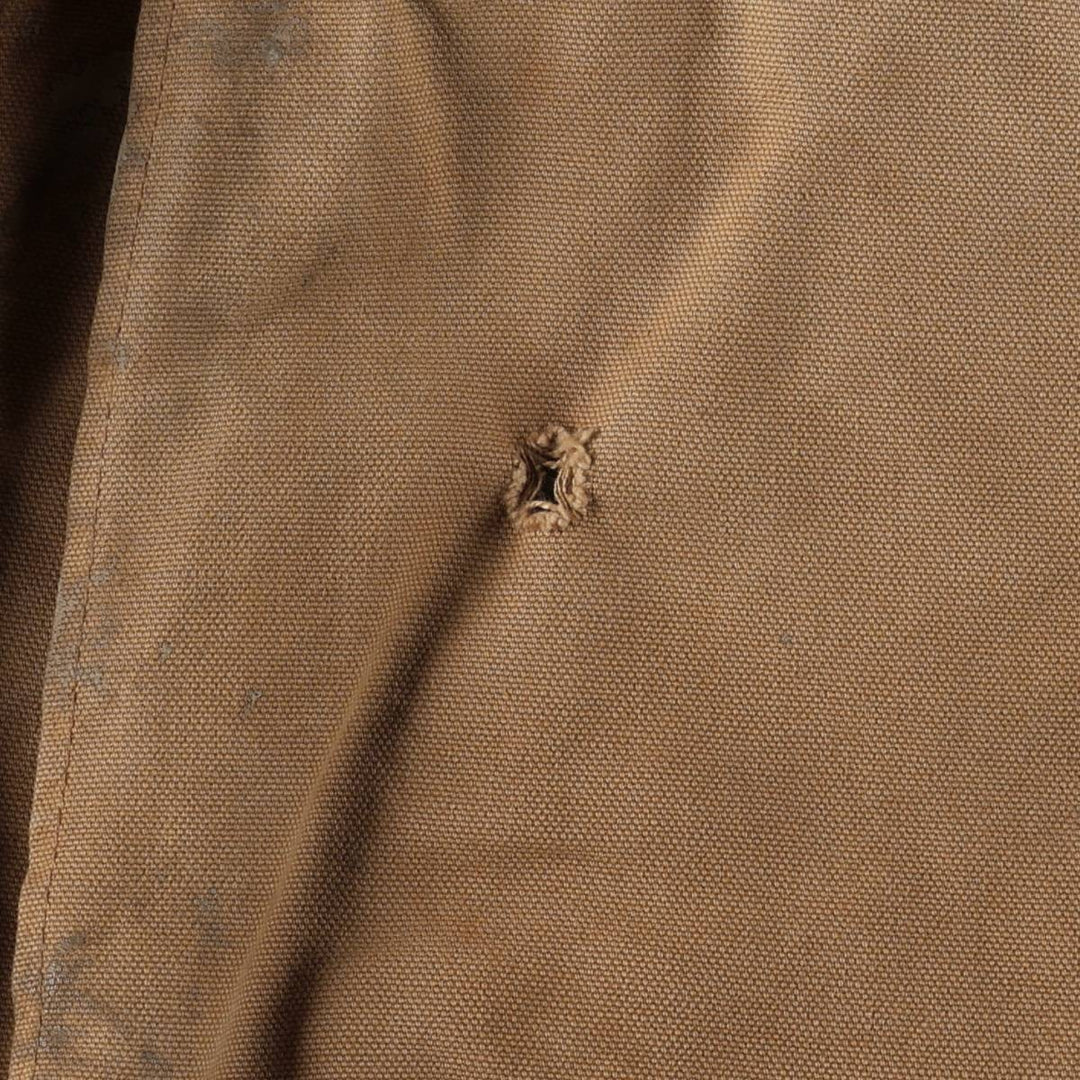 Carhartt Traditional Coat, Padded Duck Full-Zip Hoodie, Men's Size M (approx.) cotton Khaki type beige Vintage Second Hand