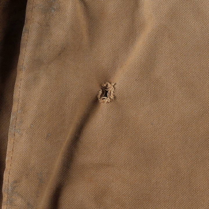 Carhartt Traditional Coat, Padded Duck Full-Zip Hoodie, Men's Size M (approx.) cotton Khaki type beige Vintage Second Hand