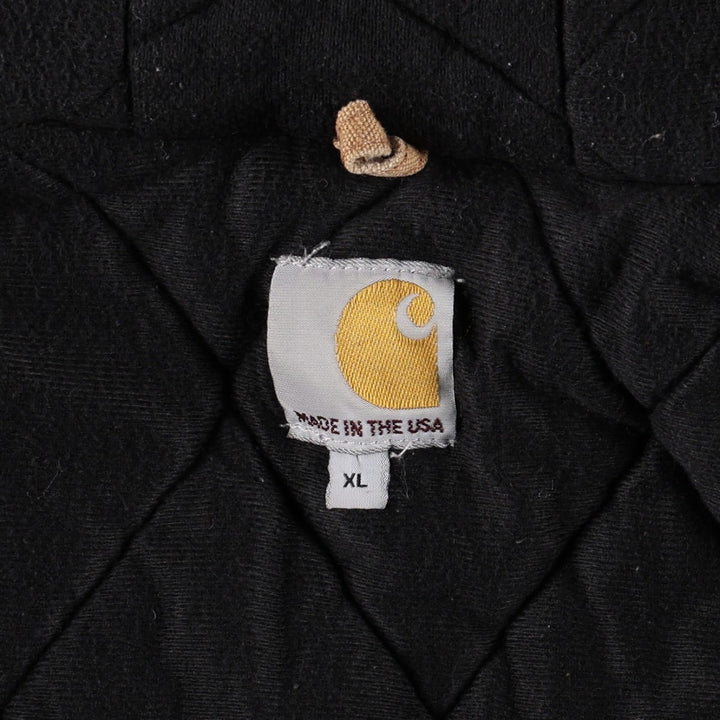 Carhartt Active Jacket, Padded Duck Full Zip Parka, Made in USA, Men's XL cotton brown type Vintage Second Hand