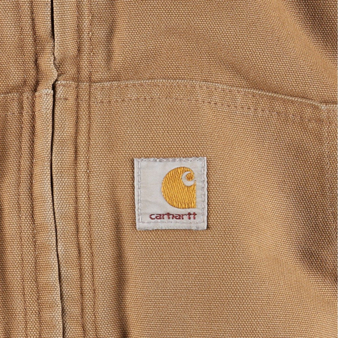 Carhartt Active Jacket, Padded Duck Full Zip Parka, Made in USA, Men's XL cotton brown type Vintage Second Hand
