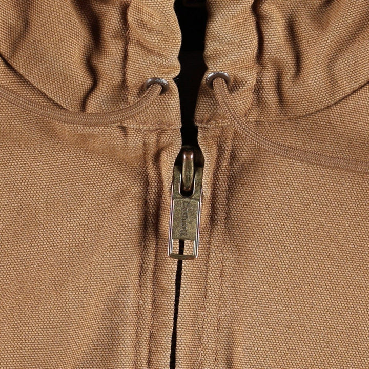 Carhartt Active Jacket, Padded Duck Full Zip Parka, Made in USA, Men's XL cotton brown type Vintage Second Hand