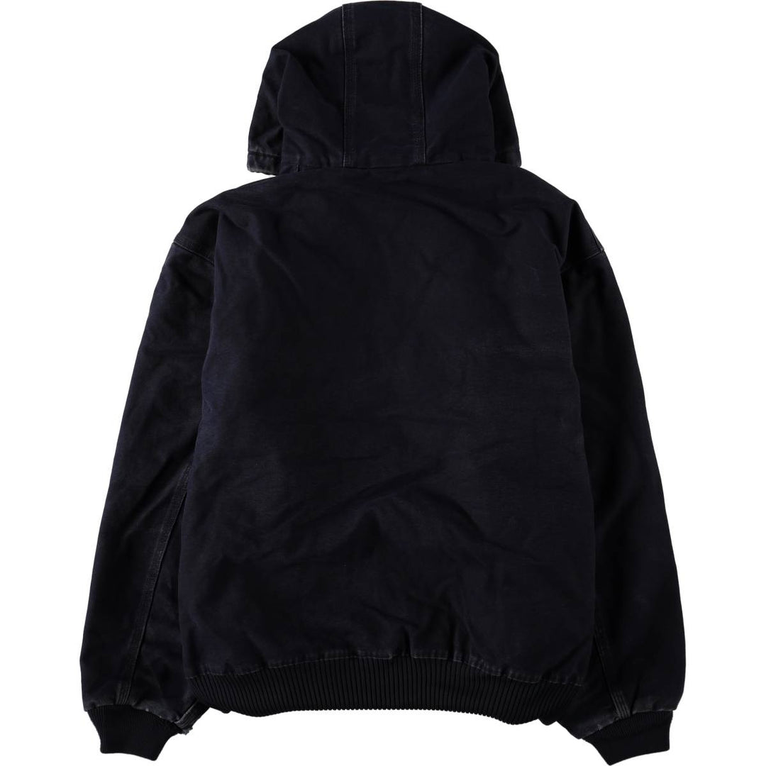 Carhartt Active Jacket, Padded Duck Full-Zip Hoodie, Men's XXL cotton navy blue type Vintage Second Hand