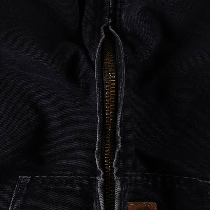 Carhartt Active Jacket, Padded Duck Full-Zip Hoodie, Men's XXL cotton navy blue type Vintage Second Hand