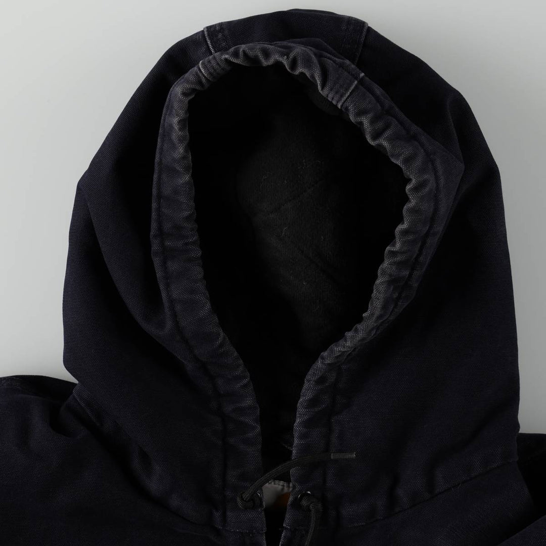 Carhartt Active Jacket, Padded Duck Full-Zip Hoodie, Men's XXL cotton navy blue type Vintage Second Hand