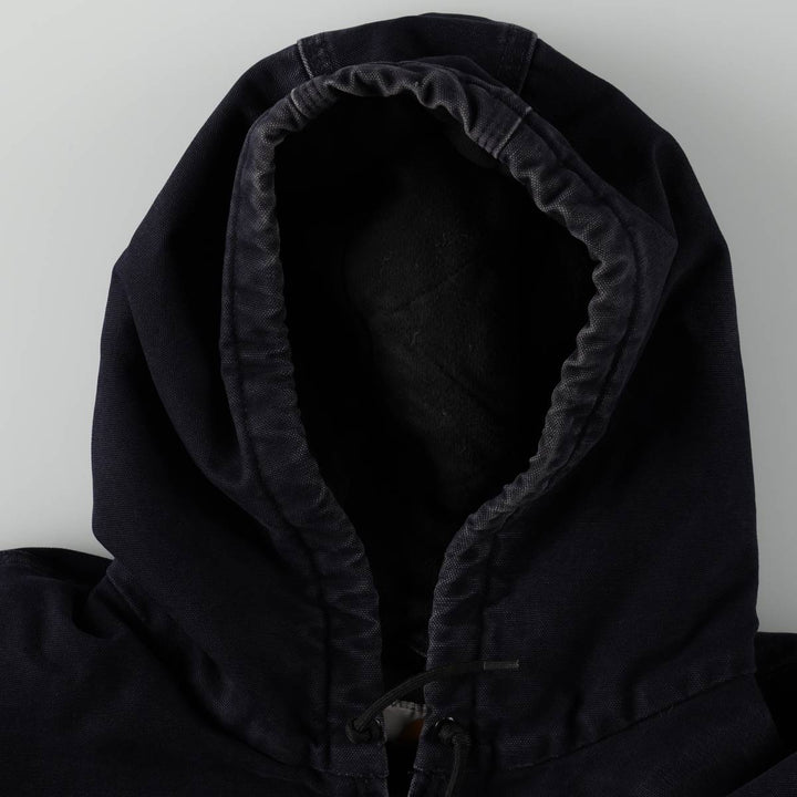 Carhartt Active Jacket, Padded Duck Full-Zip Hoodie, Men's XXL cotton navy blue type Vintage Second Hand