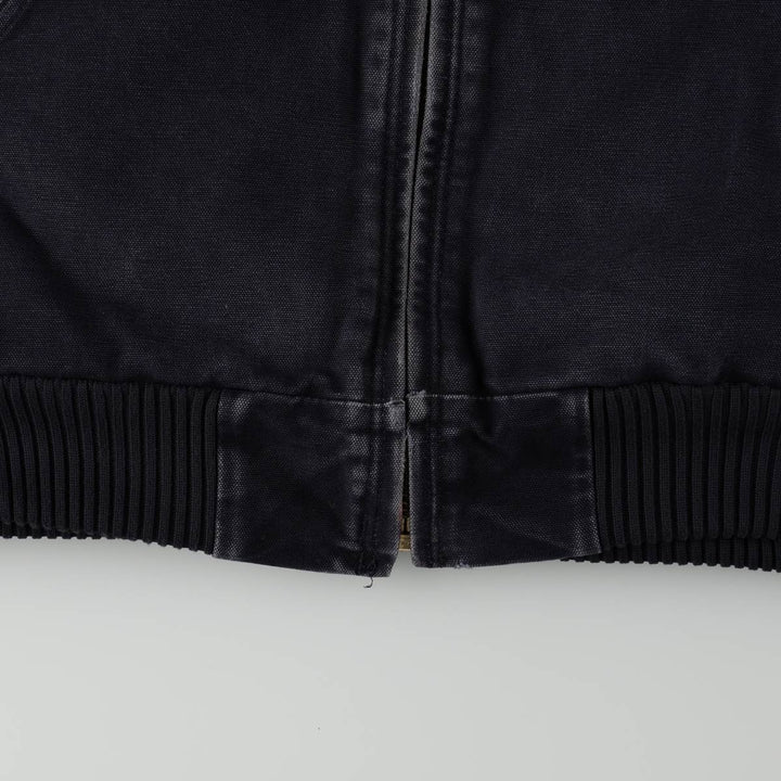 Carhartt Active Jacket, Padded Duck Full-Zip Hoodie, Men's XXL cotton navy blue type Vintage Second Hand