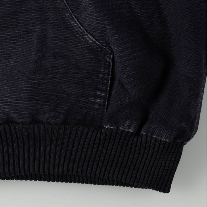 Carhartt Active Jacket, Padded Duck Full-Zip Hoodie, Men's XXL cotton navy blue type Vintage Second Hand