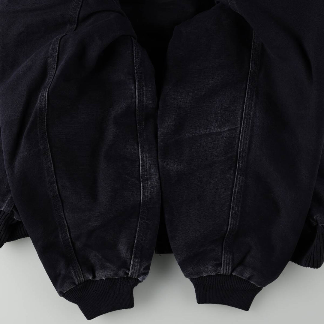 Carhartt Active Jacket, Padded Duck Full-Zip Hoodie, Men's XXL cotton navy blue type Vintage Second Hand