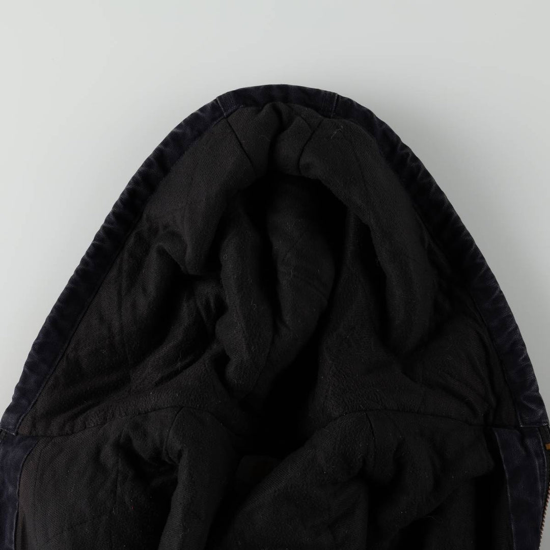 Carhartt Active Jacket, Padded Duck Full-Zip Hoodie, Men's XXL cotton navy blue type Vintage Second Hand