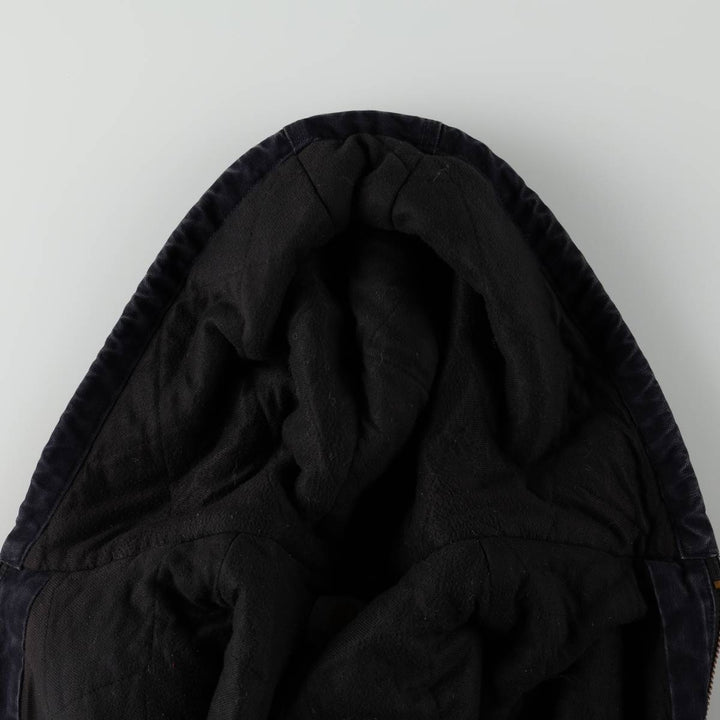 Carhartt Active Jacket, Padded Duck Full-Zip Hoodie, Men's XXL cotton navy blue type Vintage Second Hand