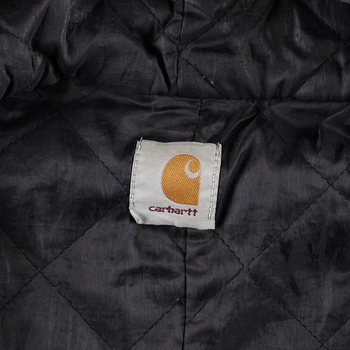 Carhartt Active Jacket, Padded Duck Full-Zip Hoodie, Men's XL unclear dark green Vintage Second Hand