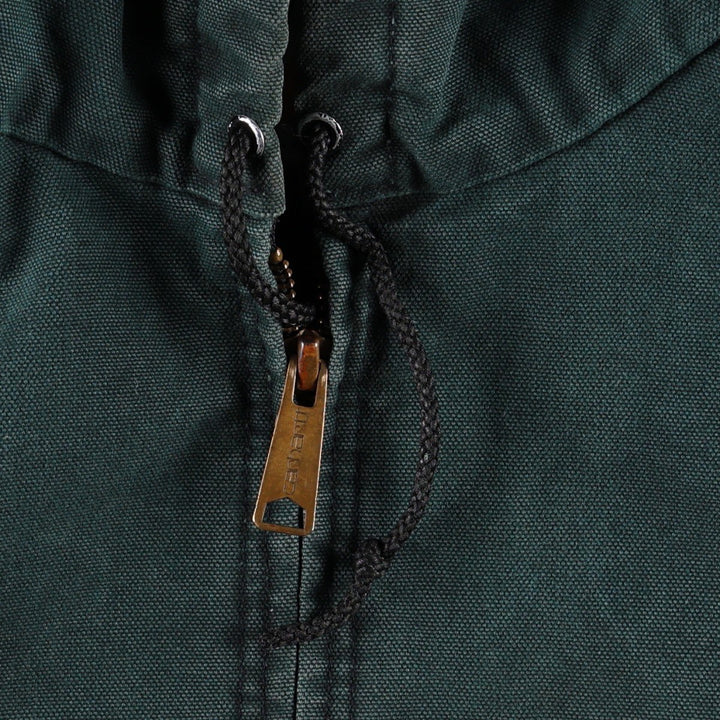 Carhartt Active Jacket, Padded Duck Full-Zip Hoodie, Men's XL unclear dark green Vintage Second Hand