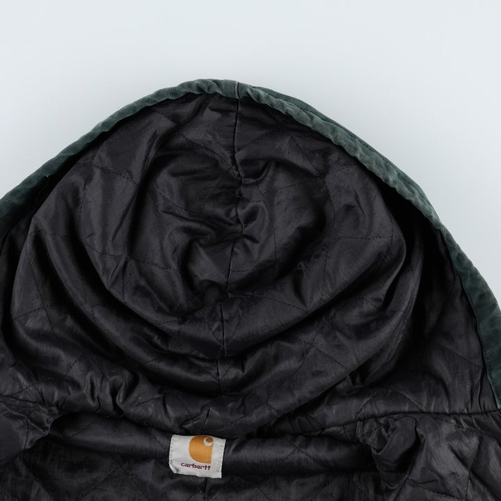 Carhartt Active Jacket, Padded Duck Full-Zip Hoodie, Men's XL unclear dark green Vintage Second Hand