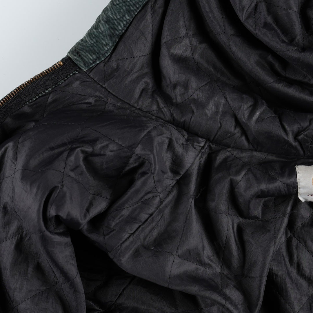 Carhartt Active Jacket, Padded Duck Full-Zip Hoodie, Men's XL unclear dark green Vintage Second Hand