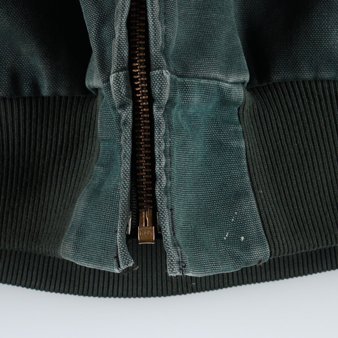 Carhartt Active Jacket, Padded Duck Full-Zip Hoodie, Men's XL unclear dark green Vintage Second Hand
