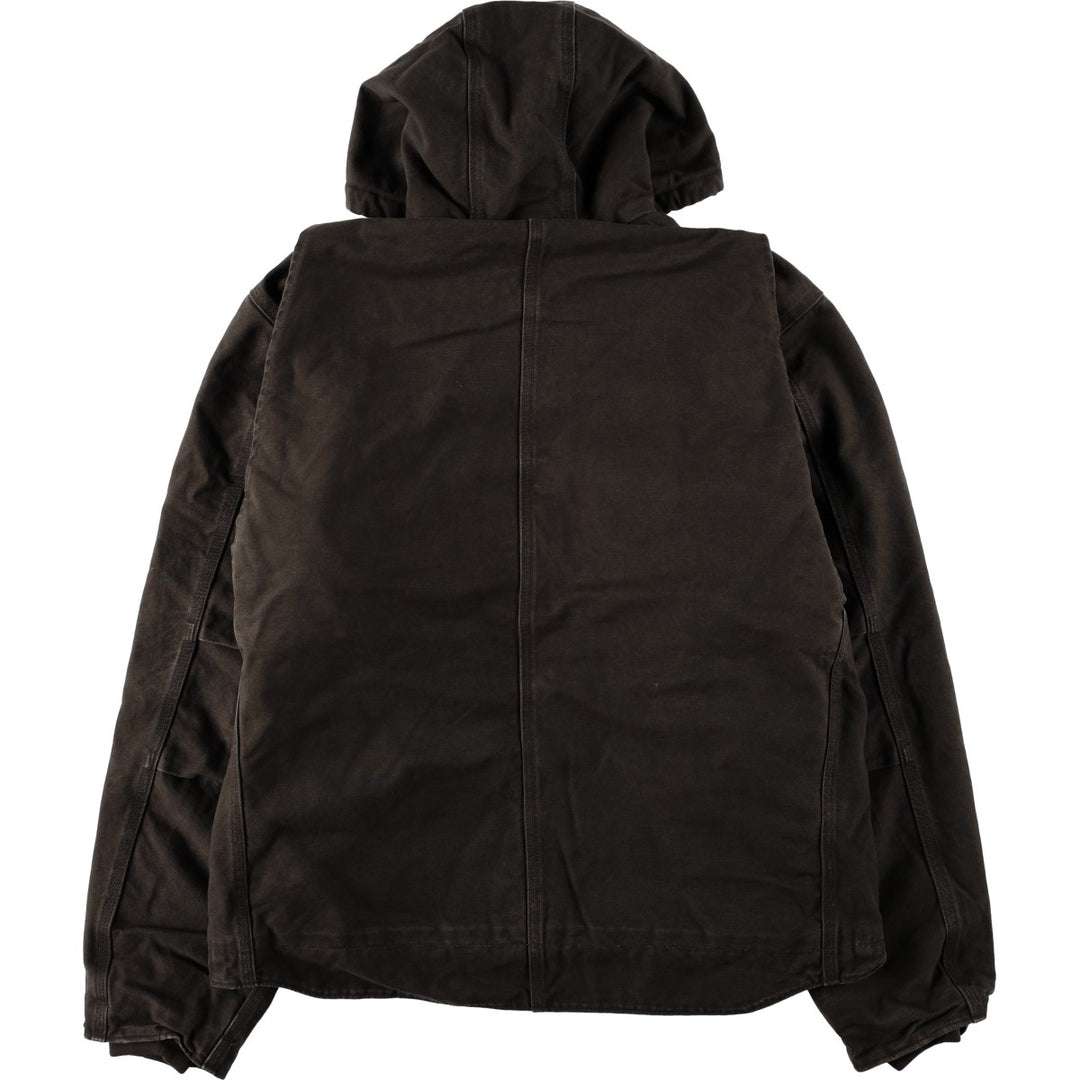 Carhartt Sierra Jacket, Padded Duck Full-Zip Hoodie, Men's XL cotton brown type Vintage Second Hand
