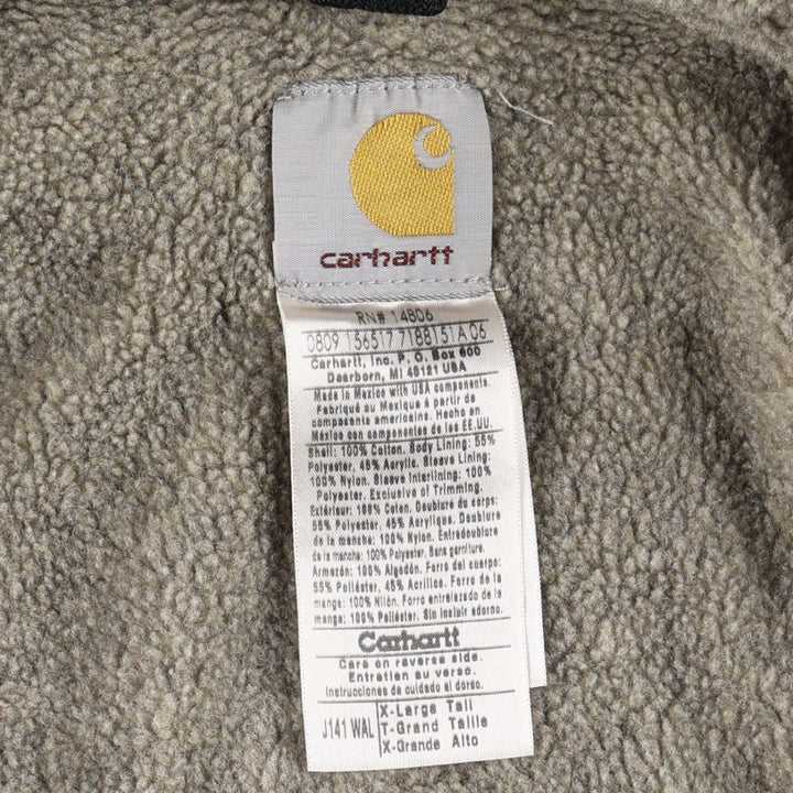 Carhartt Sierra Jacket, Padded Duck Full-Zip Hoodie, Men's XL cotton brown type Vintage Second Hand